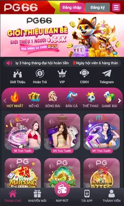TẢI VỀ ứng dụng PG66